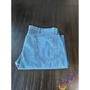 Rustler Men's Blue 100% Cotton Straight Leg Denim Jeans Regular Fit Size 42X30